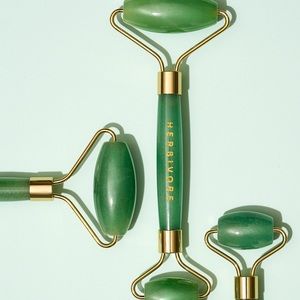Jade Facial Roller HERBIVORE BOTANICALS GREEN NEW